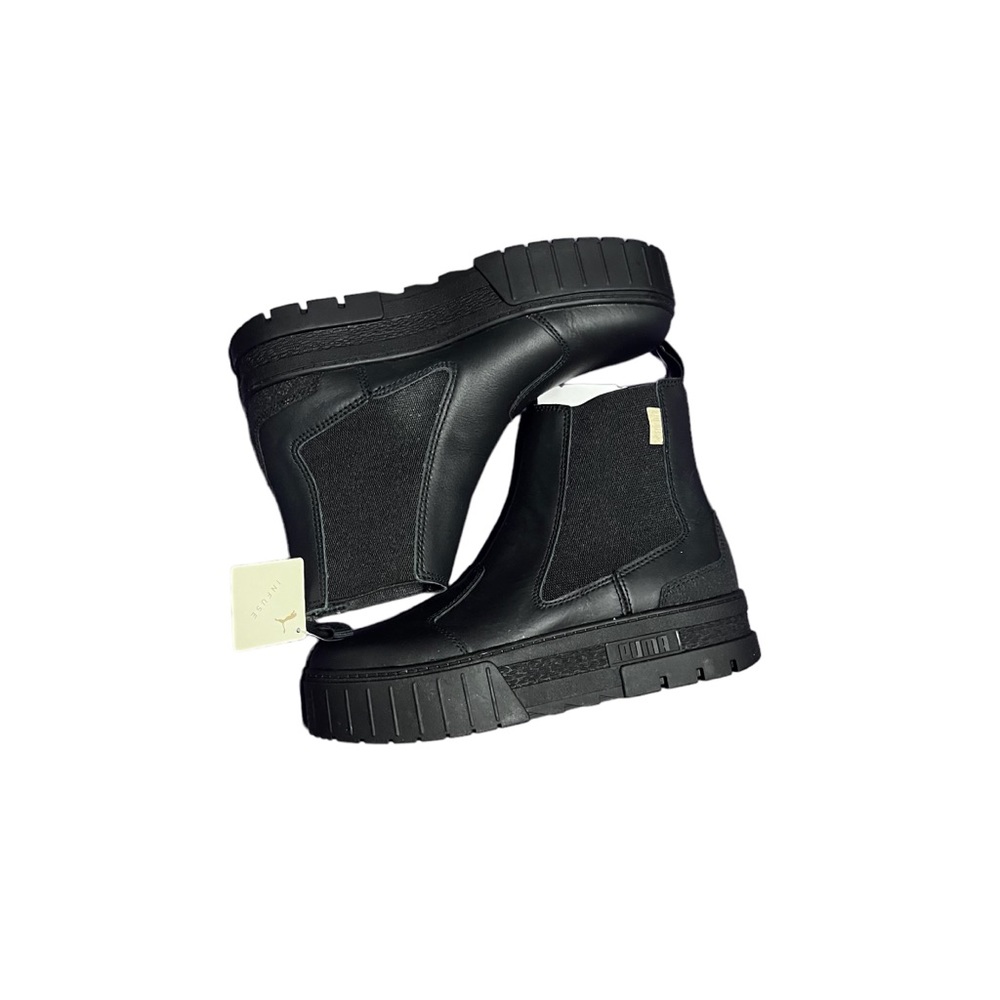 PLATFORM LEATHER SNEAKER BOOT